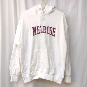 Forever 21 White Melrose Pullover Hoodie Women's Small
